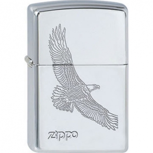 Zippo Eagle Chrome